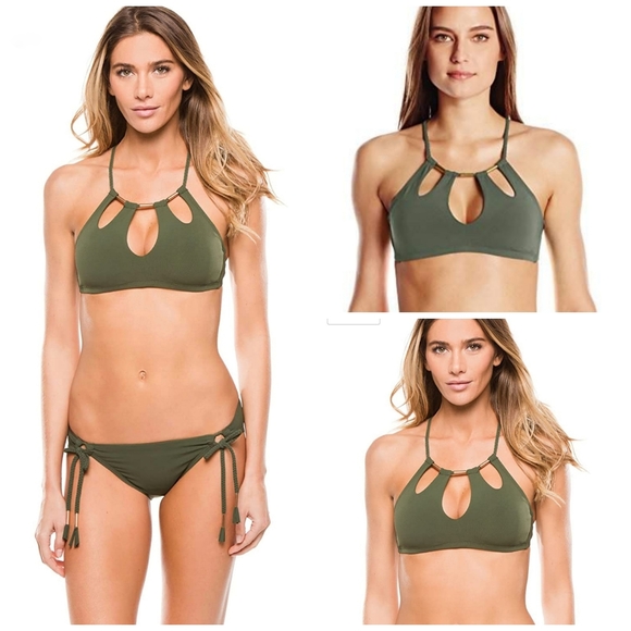 Robin Piccone Other - Robin Piccone | Ava High Neck X Back Bikini Topn